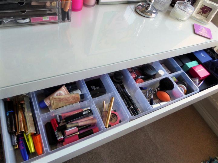 IKEA Makeup Storage Table