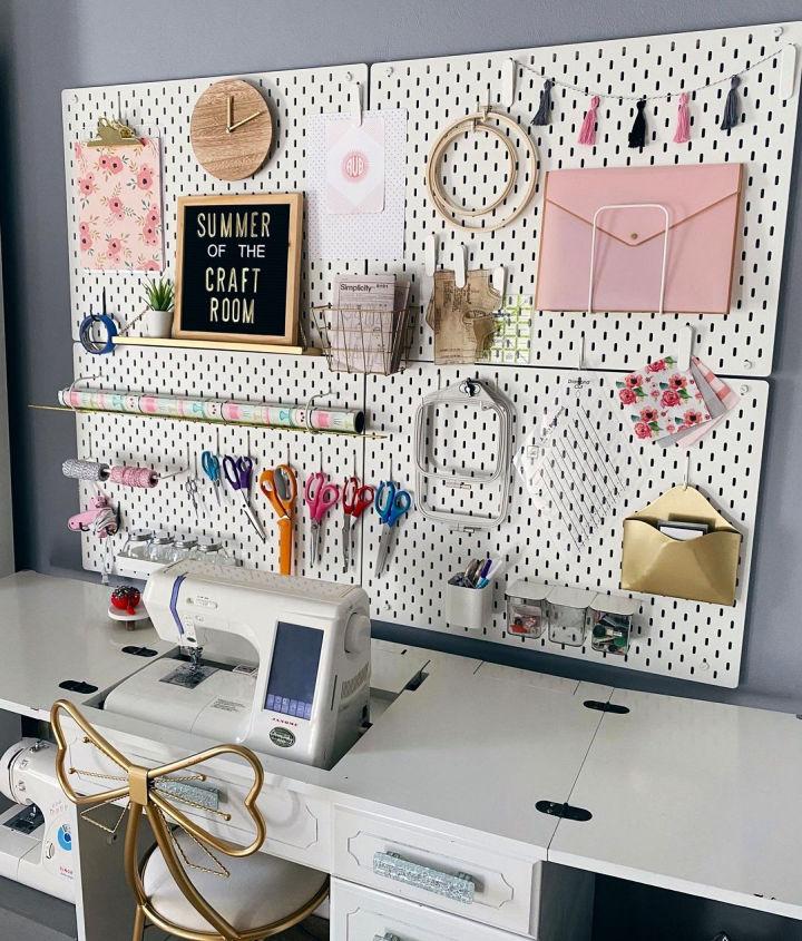 IKEA Pegboard Organization