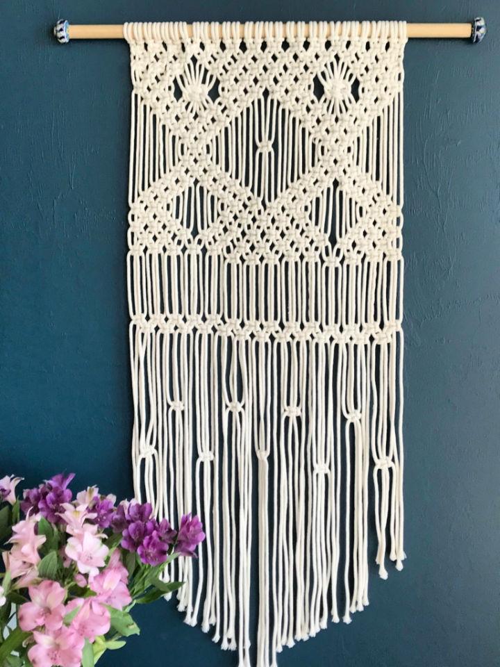 Long Macrame Wall Hanging Pattern