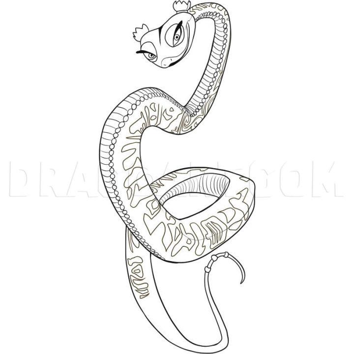 Master Viper Snake Drawing