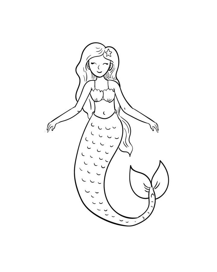Mermaid Drawing Step by Step Guide