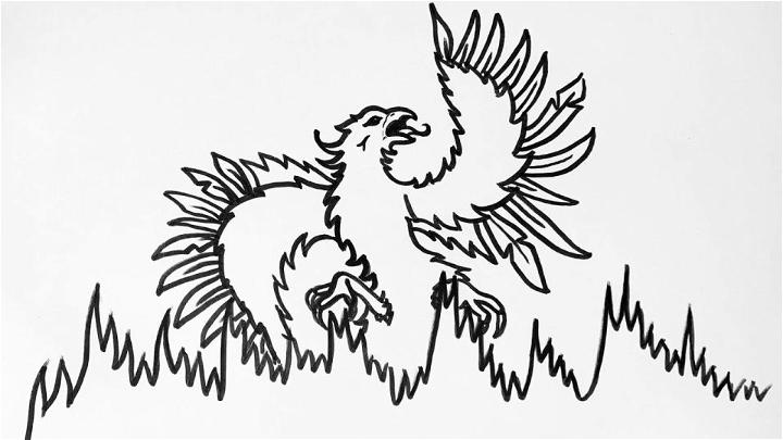 phoenix drawing by fouadzahiri on DeviantArt