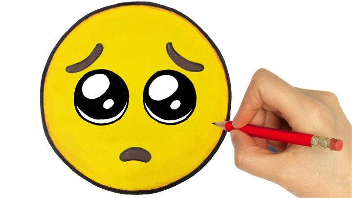 Sad Emoji Drawing