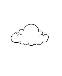 20 Easy Cloud Drawing Ideas - How To Draw A Cloud - Blitsy