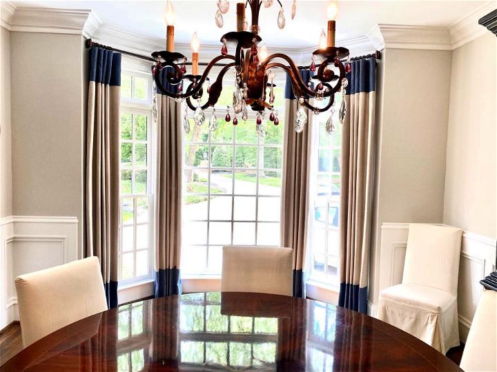 Super Chic Dining Room Windows