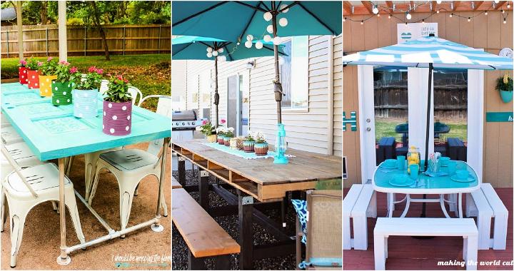 diy patio table plans free