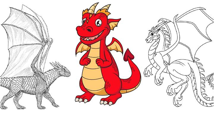 dragon drawing ideas and tutorials