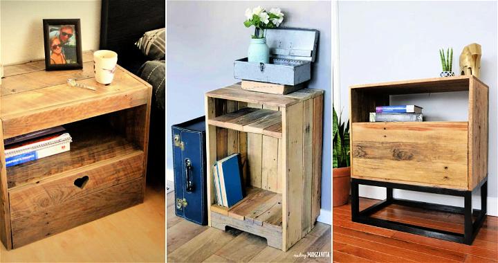 20 Free Pallet Side Table Plans - Pallet End Table - Blitsy