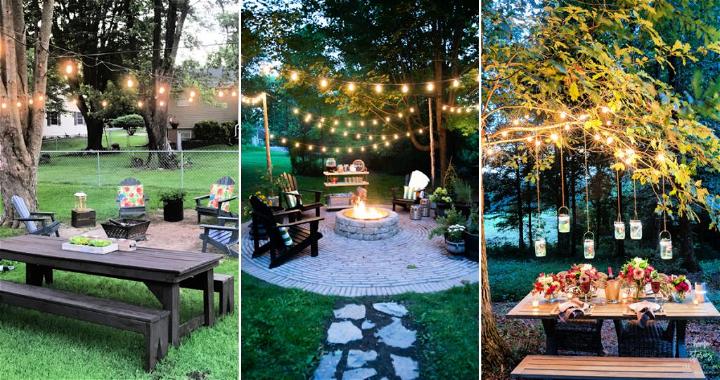 outdoor string light ideas for backyard and patio outdoor string lights