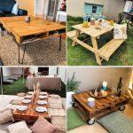 40 Simple Wood Pallet Table Plans and Ideas to DIY