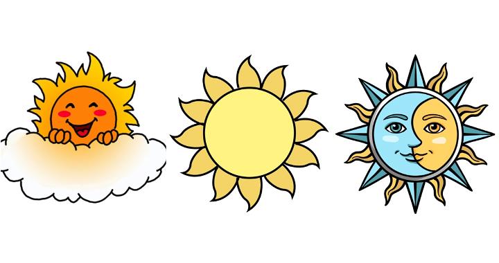 warm gradient line drawing cartoon sun and cloud 9987768 Vector Art at  Vecteezy