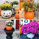 25 Simple Ways to Make a Pumpkin Planter