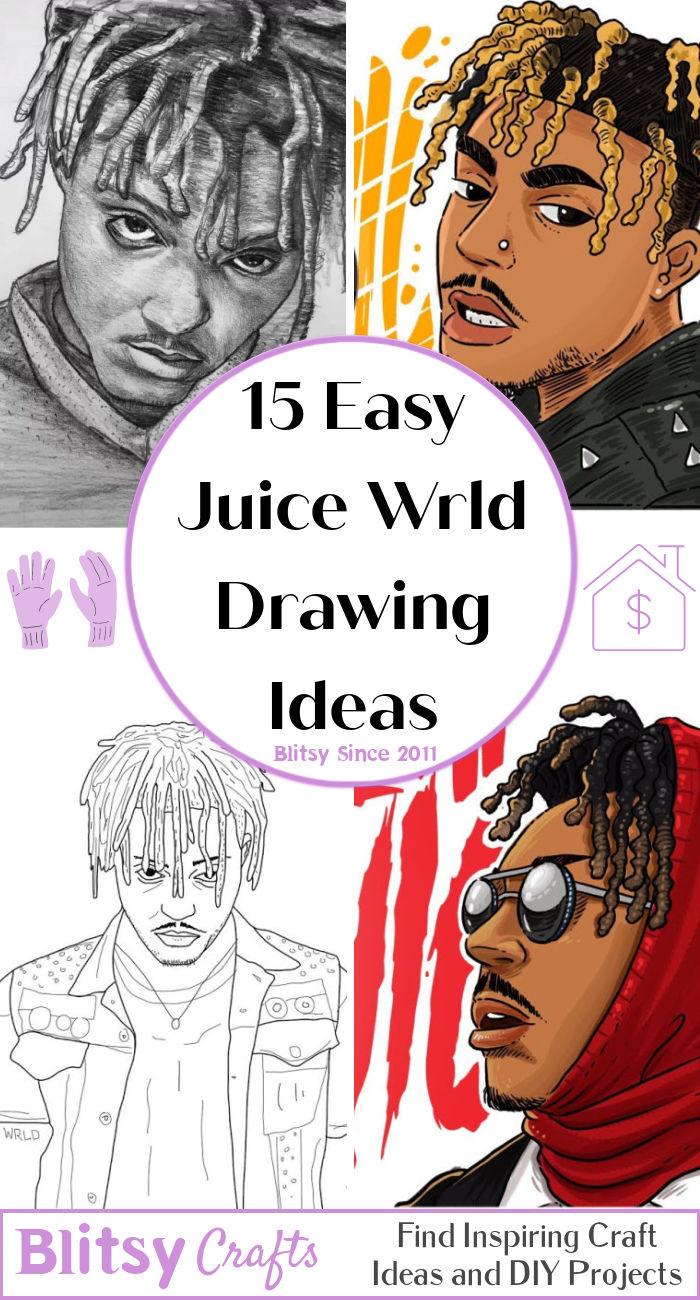 15 Easy Juice Wrld Drawing Ideas - How to Draw Juice Wrld