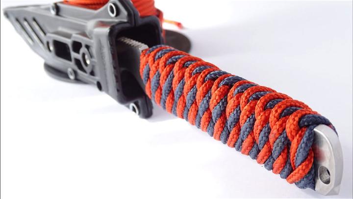 2 Color Paracord Knife Handle Wrap