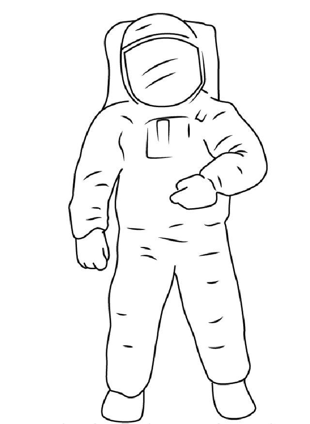 Astronaut Drawing Step by Step Instructions