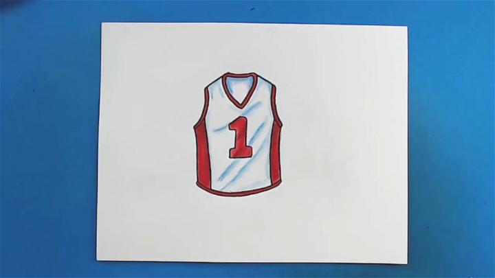 Basketball Jersey Drawing