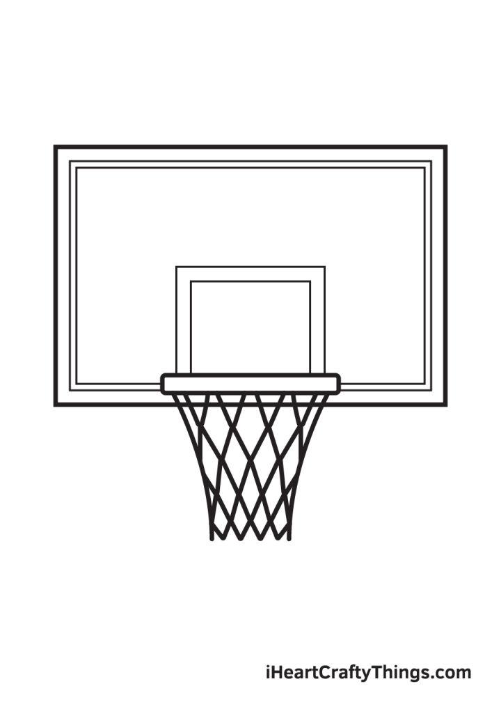 Basketball Net of the Hoop Drawing