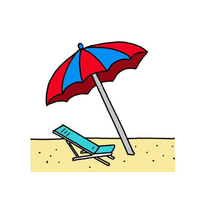 Beach Umbrella Drawing
