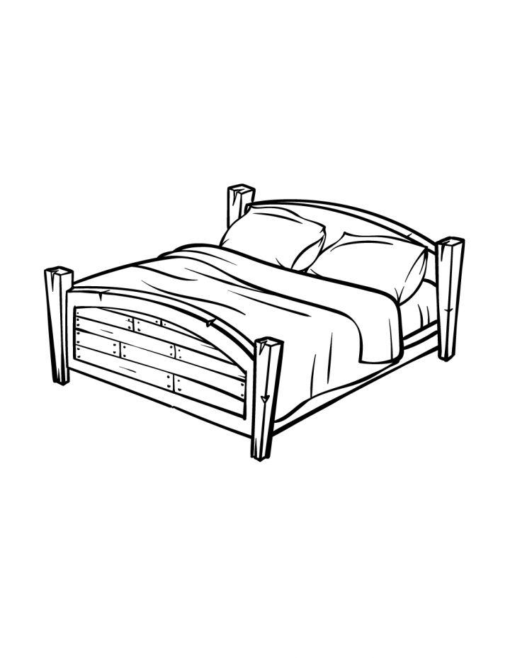 Bed Drawing Step by Step Guide