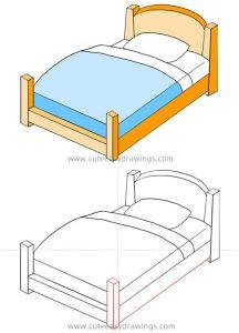 25 Easy Bed Drawing Ideas - How to Draw a Bed