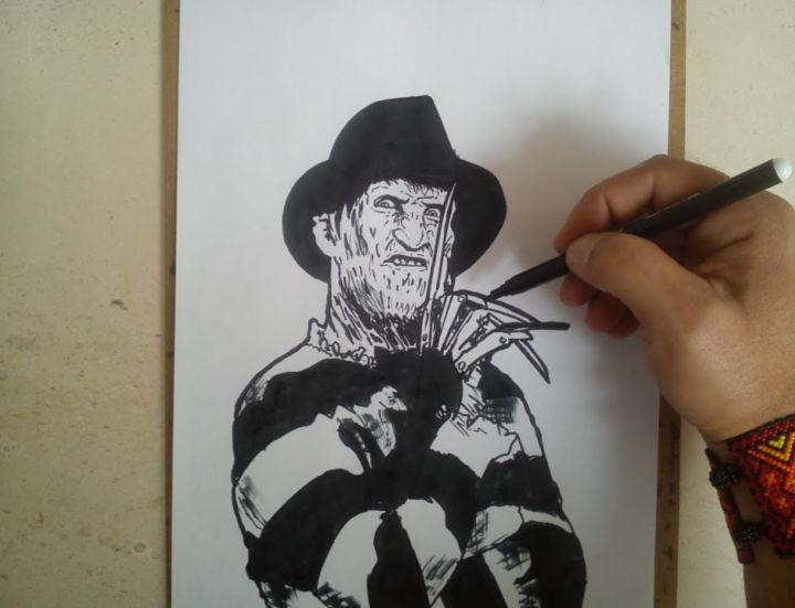Como Dibujar a Freddy Kruguer Drawing