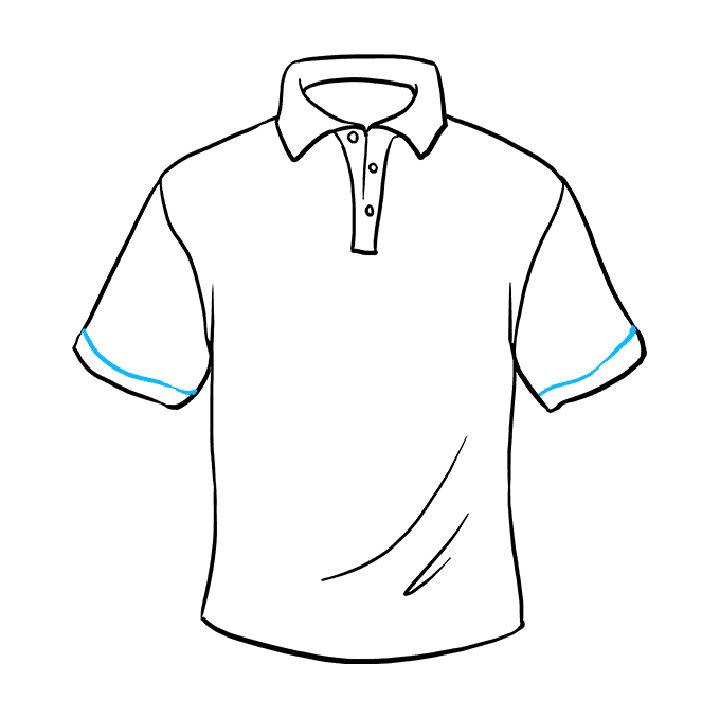 Simple Shirt | Fashion drawing, Fashion sketches, Technical drawing