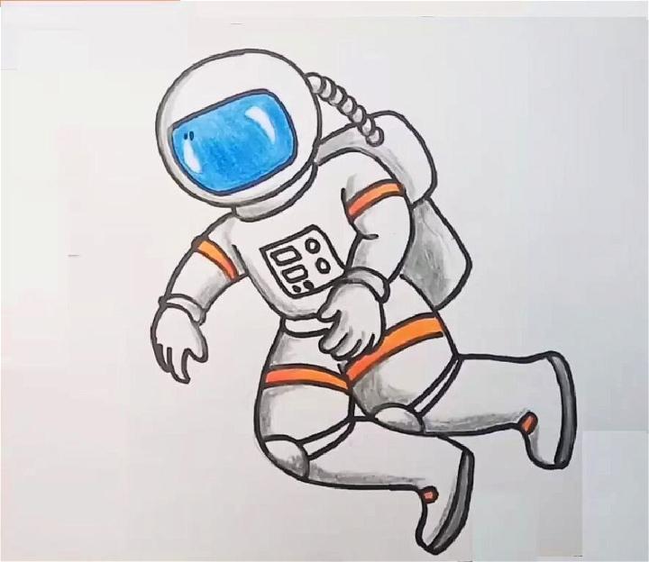 DIY Astronaut Drawing for Kids
