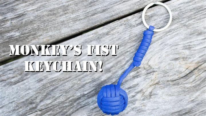 DIY Monkey Fist Paracord Key Chain