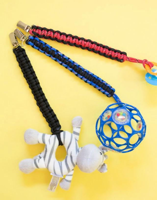 DIY Paracord Baby Toy Clip