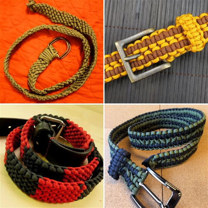 25 DIY Paracord Belt Patterns with Easy Instructions - Blitsy