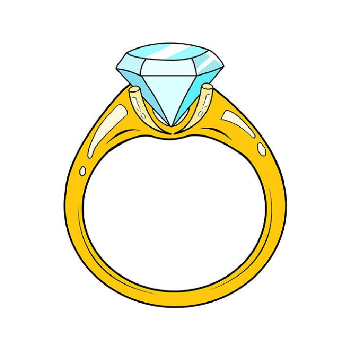 Diamond Ring Drawing