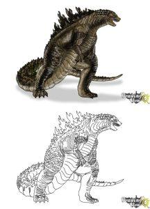 25 Easy Godzilla Drawing Ideas - How to Draw Godzilla