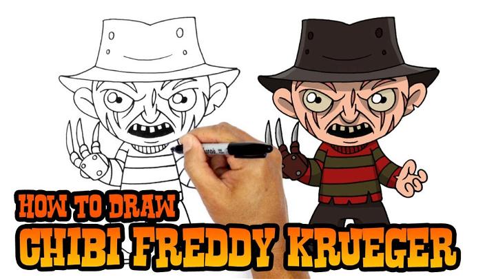 Draw a Cartoon Freddy Krueger