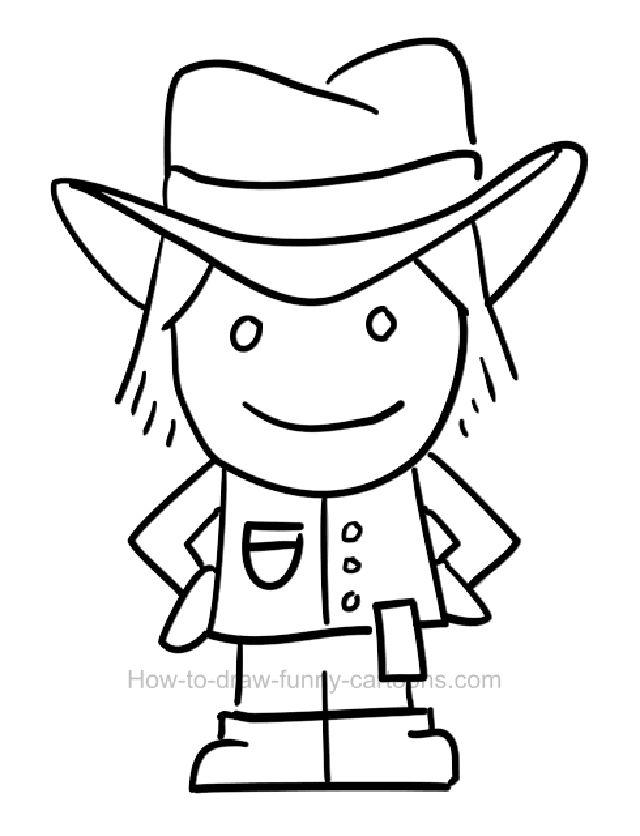 25 Easy Cowboy Drawing Ideas How to Draw a Cowboy (2023)