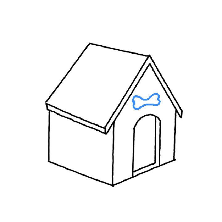 Draw a Dog House Sketch