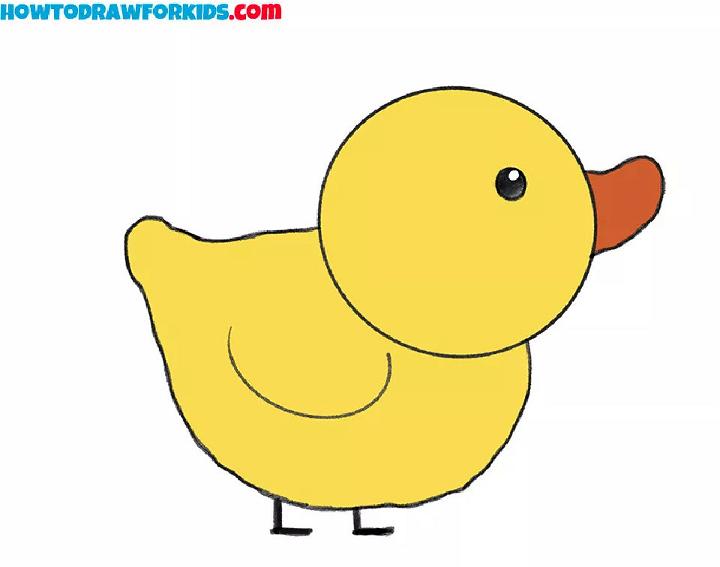 Draw a Duck for Kindergarten