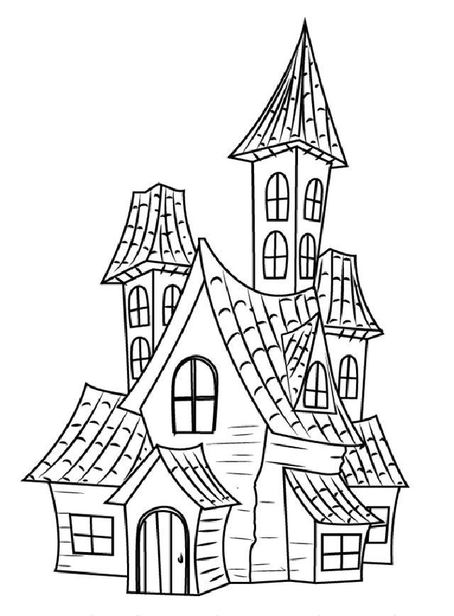 Draw a Spooky Haunted House