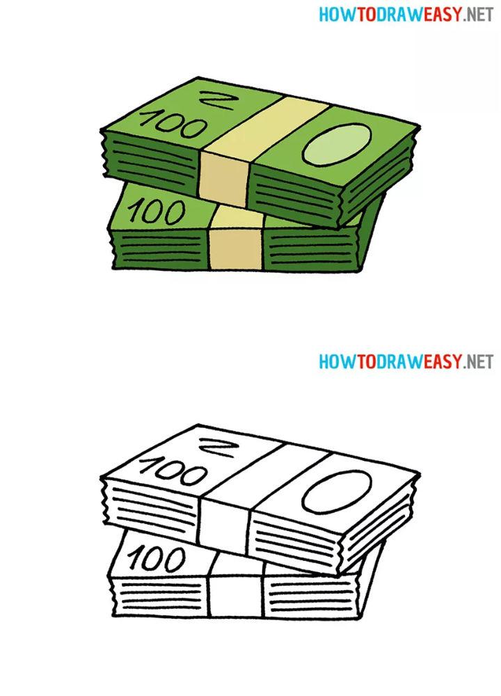 15 Easy Money Drawing Ideas How to Draw Money (2023)