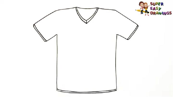 Draw a T shirt Step by Step