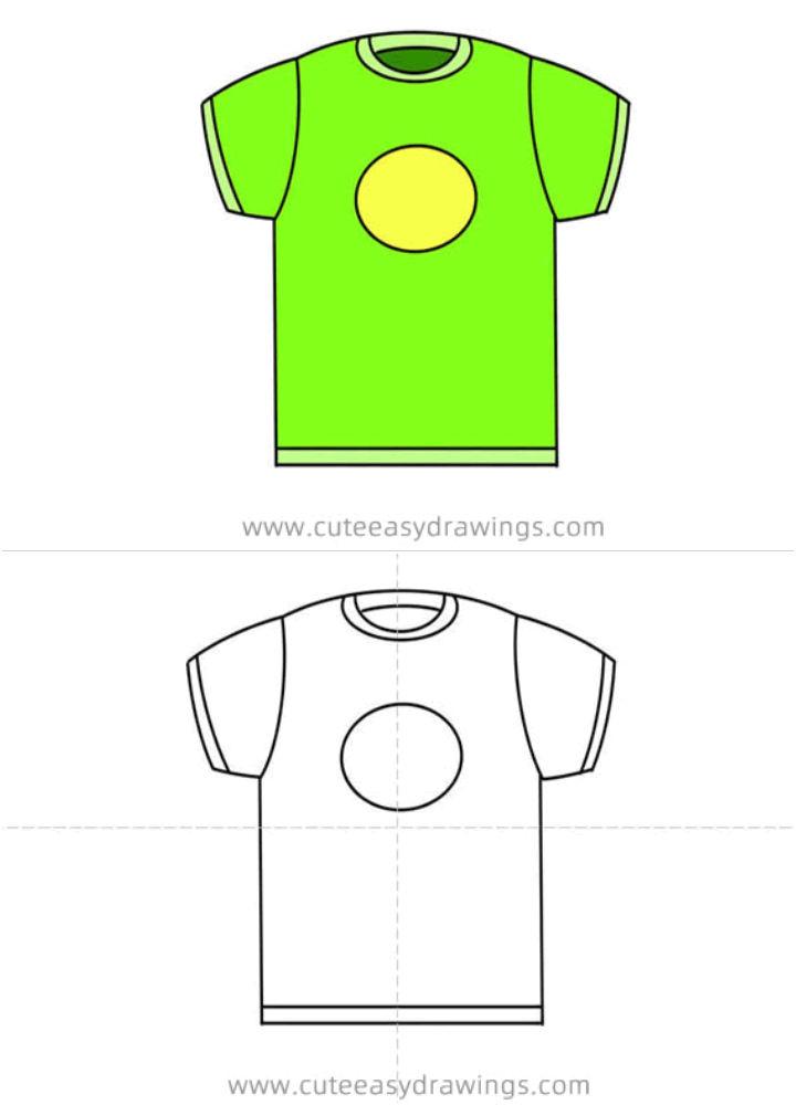 Draw a T shirt for Kids