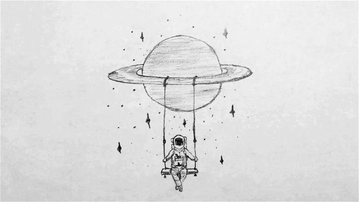 Draw an Astronaut in Space