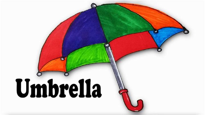 Drawing Of An Umbrella