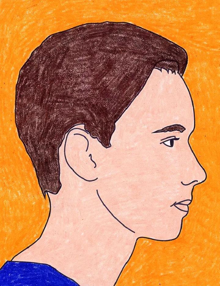 20 Side Profile Drawing Ideas - How to Draw a Side Profile