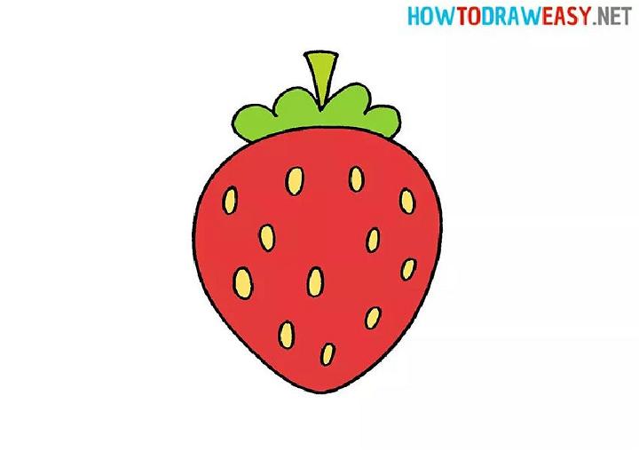Drawing Of Strawberry