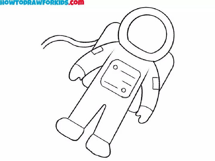 Drawing of Astronaut