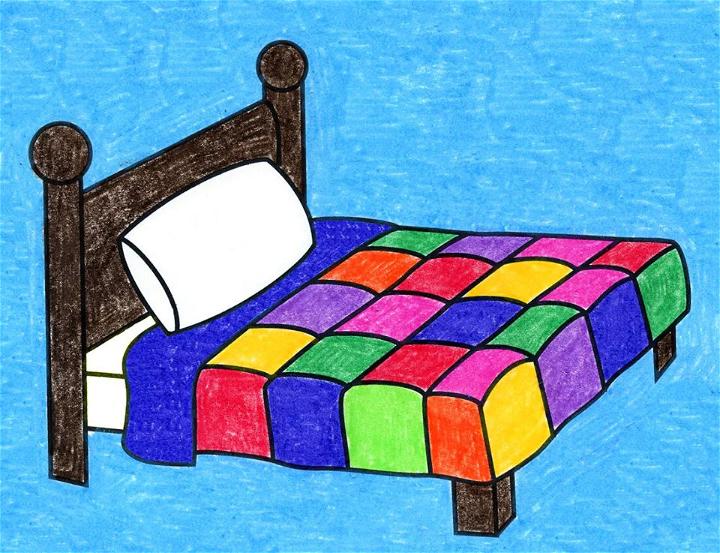 Drawing of a Bed