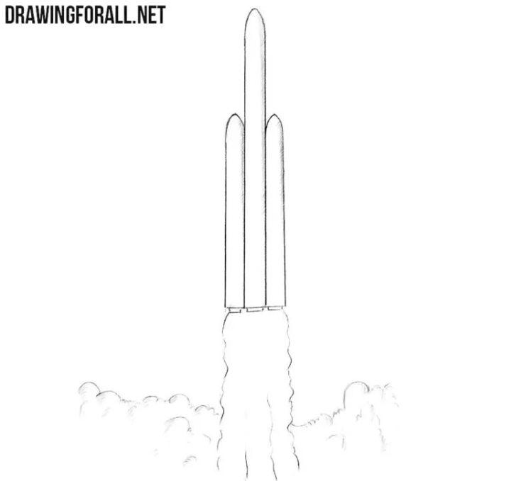 Drawings Of Rocket for Beginners