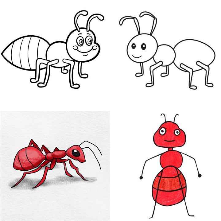 25 Easy Ant Drawing Ideas How to Draw an Ant