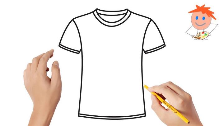 Easy Cartoon T Shirt Drawing