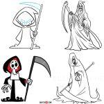 20 Easy Grim Reaper Drawing Ideas - Cool Grim Reaper Drawings